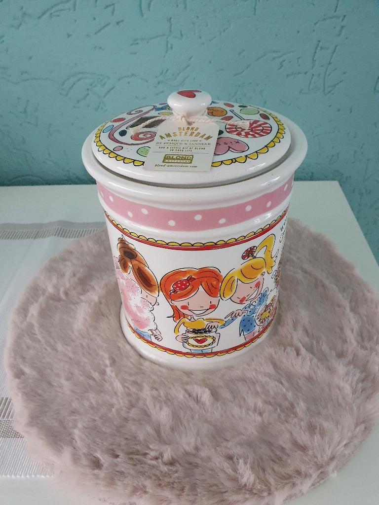 Blond Amsterdam voorraadpot (snoep), Ophalen of Verzenden, Nieuw, Overige materialen, Pot, Bus of Blik