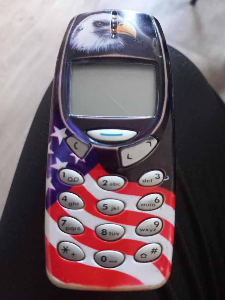 Nokia 3310 met Amerikaans thema, Telecommunicatie, Mobiele telefoons | Nokia, Ophalen of Verzenden