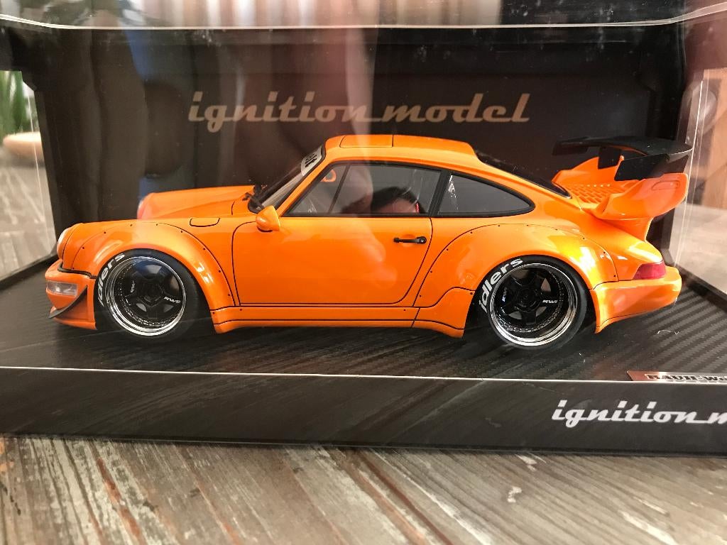 Porsche 964 RWB 1:18, Ophalen of Verzenden, Nieuw, Auto, Overige merken