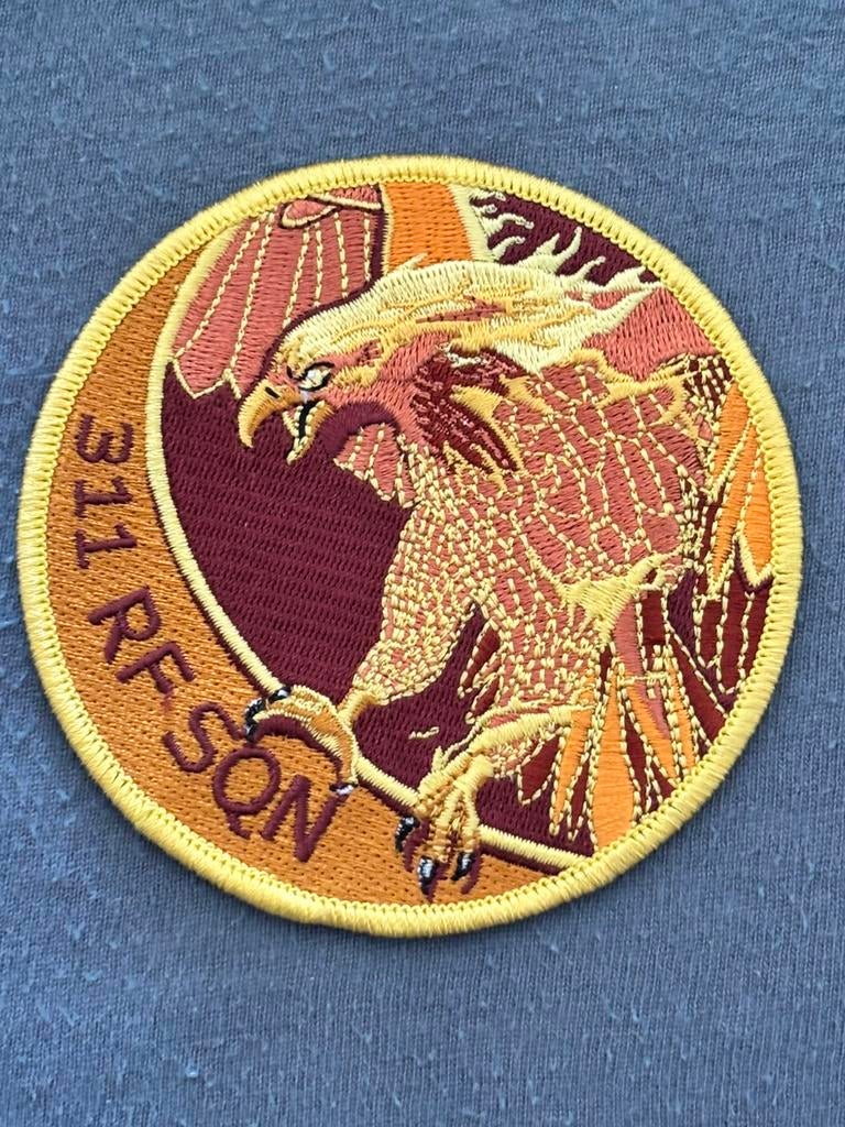 Embleem klu 311 RF SQN, Verzenden, Luchtmacht, Nederland, Embleem of Badge