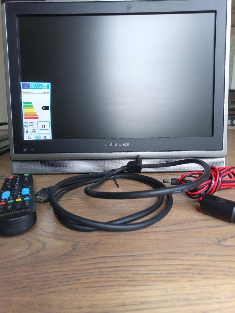 Alphatronics LED TV 17 inch, incl beugel., Ophalen of Verzenden