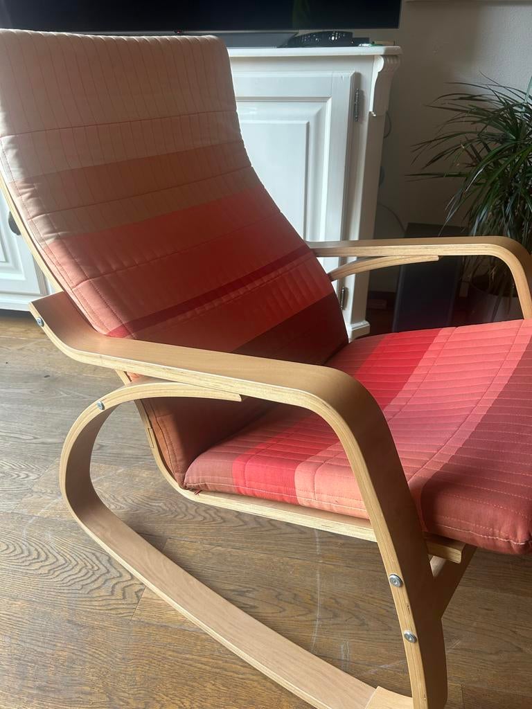 Ikea Poäng Stoel - Comfortabele Fauteuil, Ophalen, Gebruikt, 75 tot 100 cm, 50 tot 75 cm