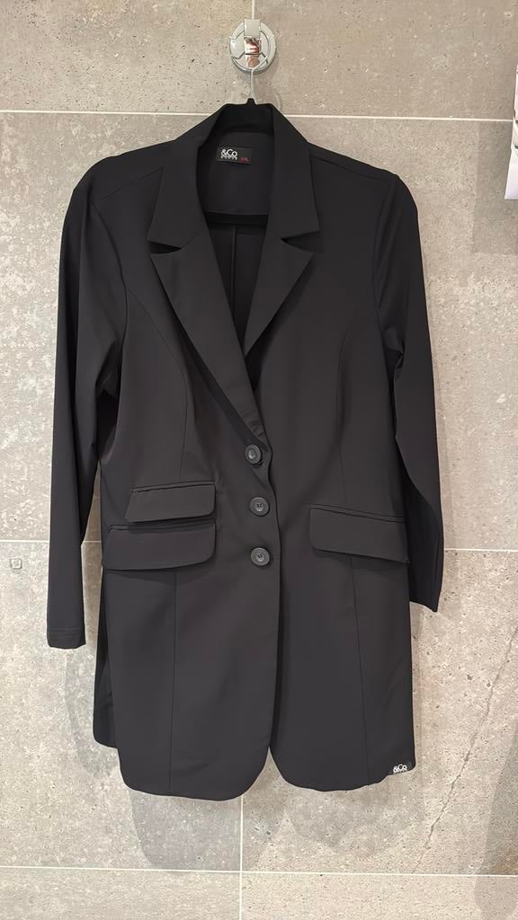 &Co Woman zwarte lange Blazer maat xxl, Verzenden, Zwart, Maat 46/48 (XL) of groter, Zo goed als nieuw