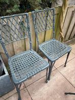 Twee stoeltjes met tafeltje, Tuin en Terras, Tuinsets en Loungesets, Overige materialen, Gebruikt, Bijzettafel, Tuinset