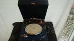Koffer gramofoon  ( Antiek, Ophalen of Verzenden