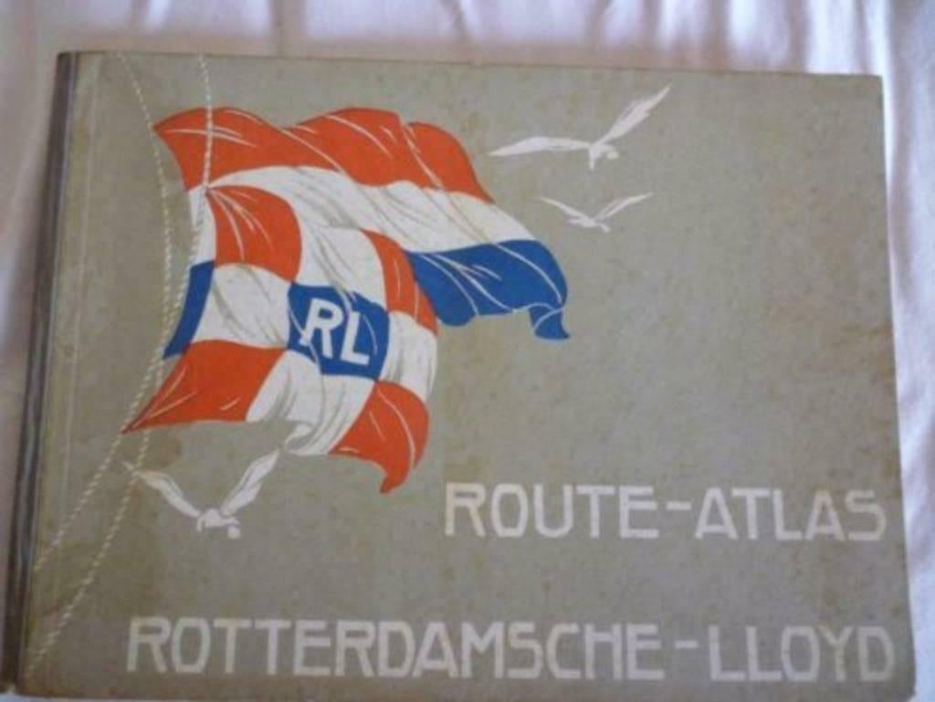 Route-Atlas Rotterdamsche Lloyd [met Zee- Landkaarten]1927^^, Verzamelen, Scheepvaart, Ophalen of Verzenden, Gebruikt, Boek of Tijdschrift