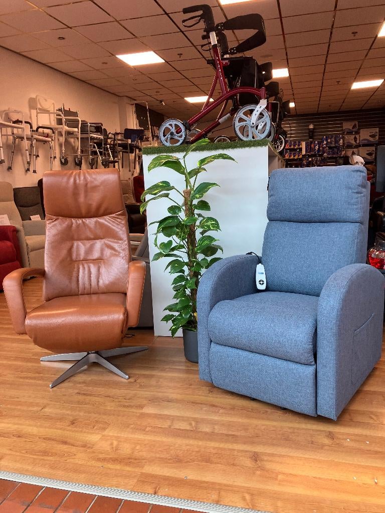 Sta op stoel Relaxfauteuil Fitform 2dehands of Nieuw Utrecht, Huis en Inrichting, Fauteuils, Verzenden, Minder dan 75 cm, Zo goed als nieuw