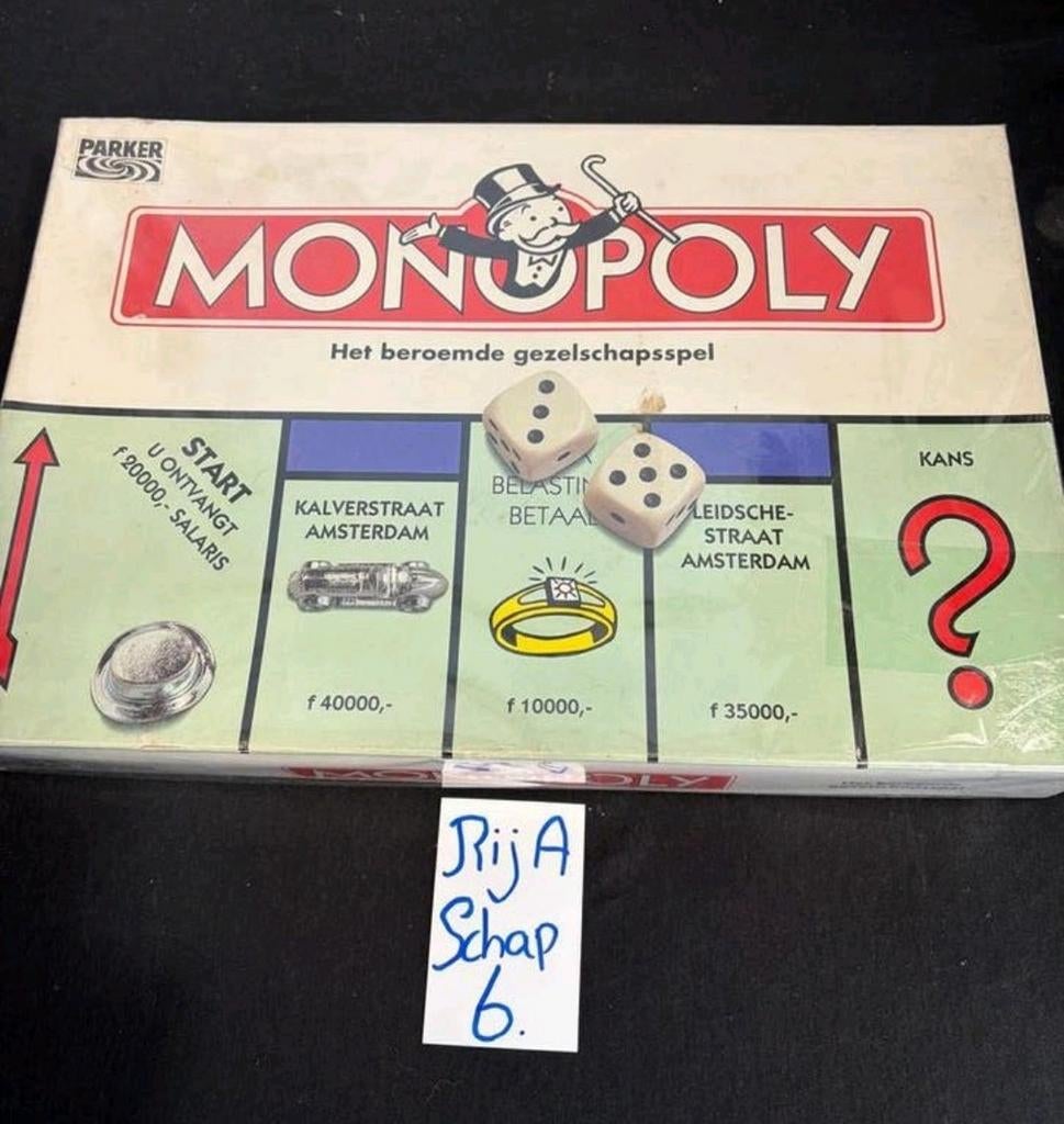 Monopoly - Het beroemde gezelschapsspel, Gebruikt, Klantenservice@hasbro.nl, Postbus 300, 3700 AH Zeist, Nederland, Parker Brothers