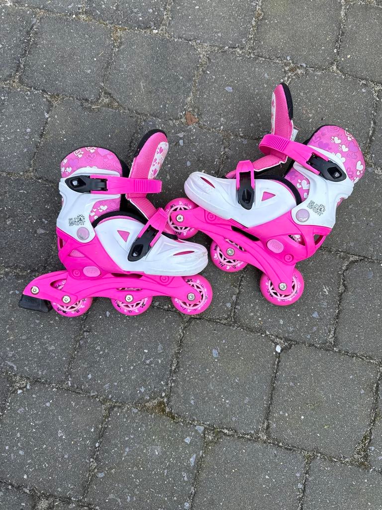 Skeelers verstelbaar maat 25 t/m 30, Kinderen en Baby's, Speelgoed | Buiten | Rolschaatsen, Ophalen, Verstelbaar, Gebruikt, Kinderen