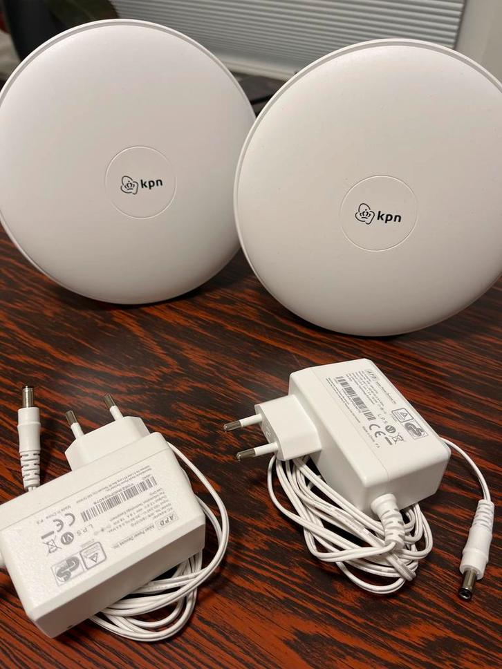 2 KPN SuperWifi punten, Computers en Software, Accesspoints, Zo goed als nieuw, Ophalen