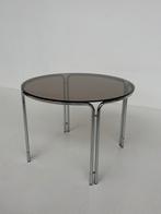 Vintage rookglas eettafel rond, Minder dan 55 cm, ÅTMØS, 60 cm of meer, Dorpstraat 63 Maasbree