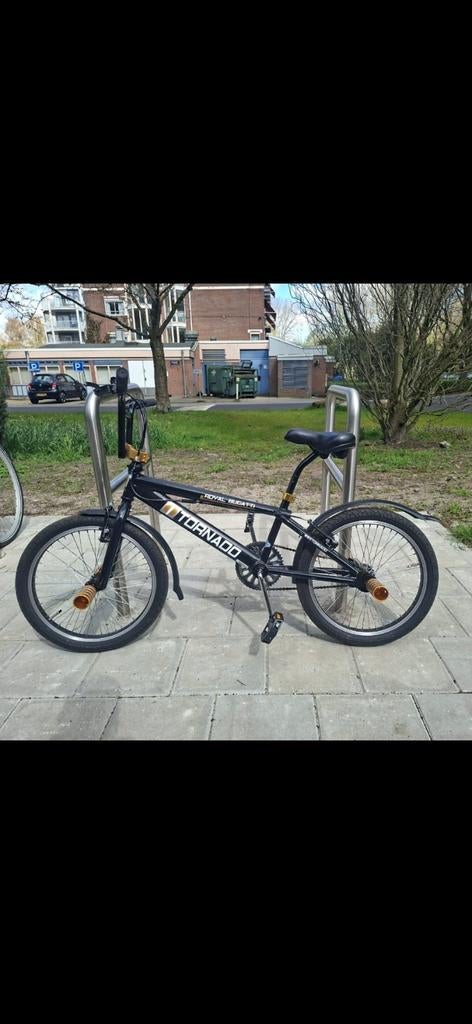 BMX Royal Bugatti Tornado - Zwart met gouden accenten, Staal, Velgrem, Ophalen of Verzenden, Royal Bugatti