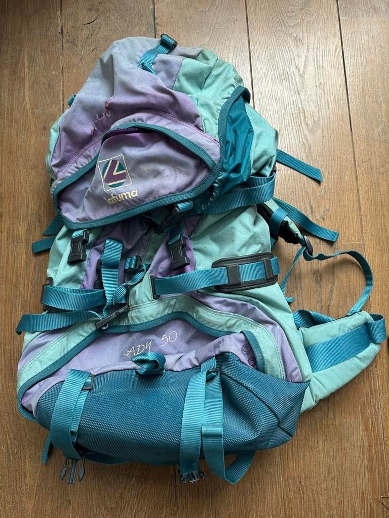 Vintage Lafuma trekking rugzak jaren 80/90, Ophalen of Verzenden, Gebruikt, Rugzak