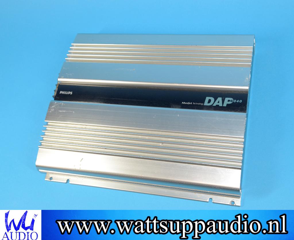 Philips DAP 6040 4 kanaals versterker / Made in Japan, Gebruikt, ., Ophalen of Verzenden, .