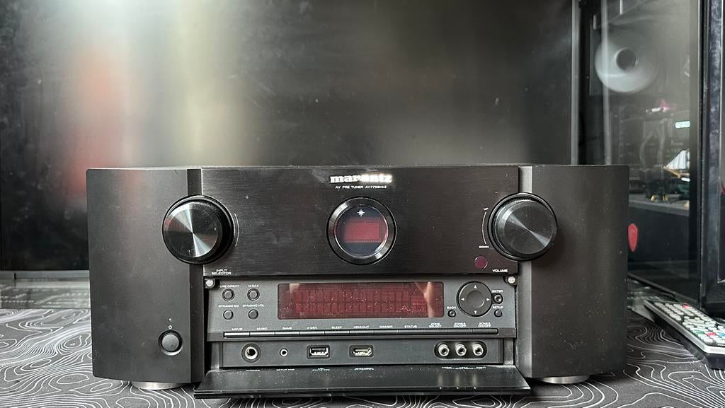 Marantz AV7702MKII met kabels, 120 watt of meer, Ophalen, Marantz, Gebruikt