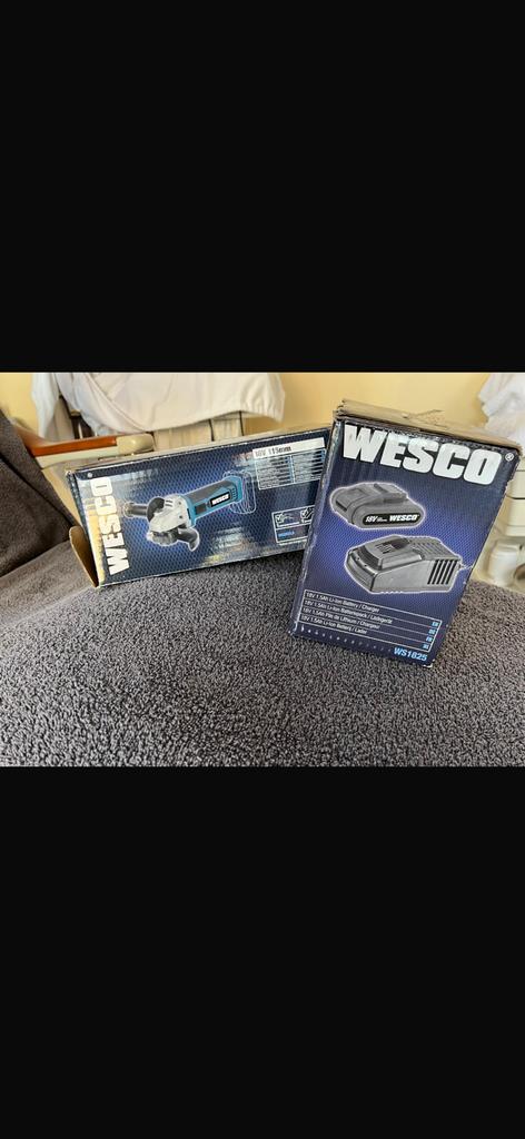 Wesco haakse slijp, Ophalen of Verzenden, Nieuw, 1000 watt of meer, Haakse handslijpmachine