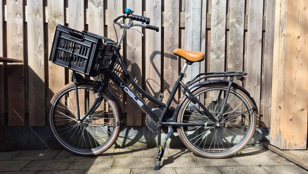 24 inch voque transporter fiets zwart heel netjes, Minder dan 47 cm, Ophalen of Verzenden, Gebruikt