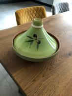 Olijfkleurige Keramische Tajine met Olijfdecoratie, Ophalen, Nieuw