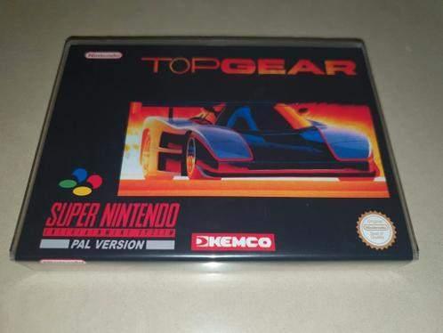 Top Gear SNES Game Case, Spelcomputers en Games, Games | Nintendo Super NES, Zo goed als nieuw, 1 speler, Vanaf 3 jaar, Verzenden
