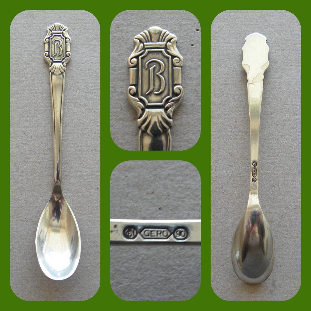 Gero lepeltje letter "B"           (Verzendkosten nl € 1,40), Verzenden