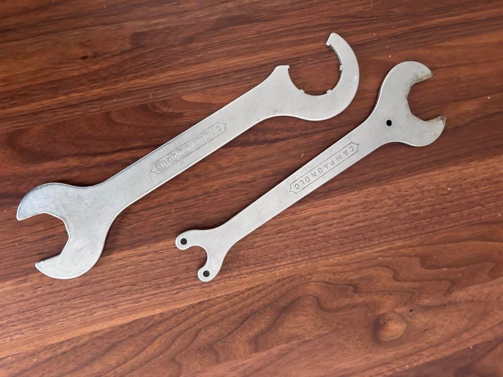 Vintage Campagnolo gereedschap, Fietsen en Brommers, Fietsaccessoires | Fietsgereedschap, Ophalen of Verzenden, Gebruikt, Balhoofdgereedschap
