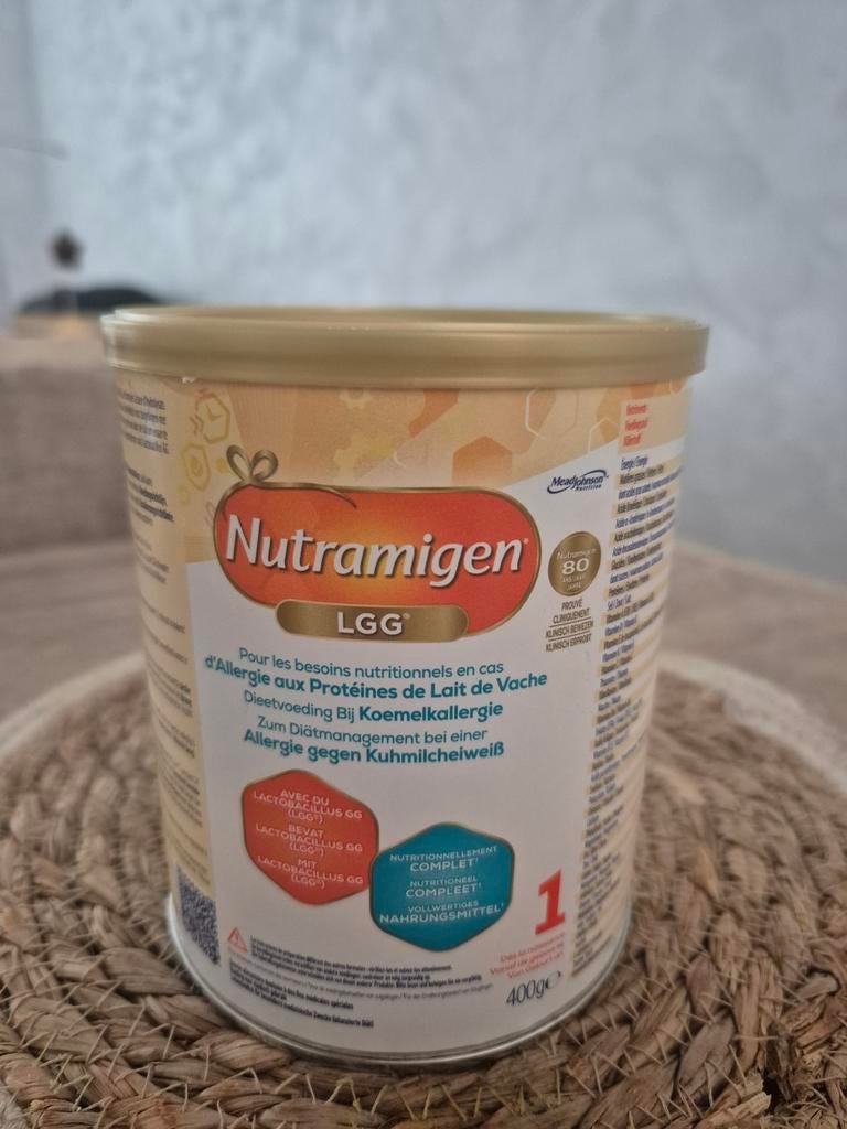 19 potten Nutramigen LGG 1 - Dieetvoeding Koemelkallergie, Kinderen en Baby's, Babyvoeding en Toebehoren, Ophalen of Verzenden