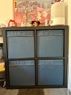 IKEA KALLAX open kast met 4 DRÖNA bakken, Ophalen, Gebruikt