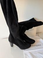 Zwarte overknee laarzen van Rapisardi, Kleding | Dames, Schoenen, Verzenden, Zo goed als nieuw, Zwart, Hoge laarzen