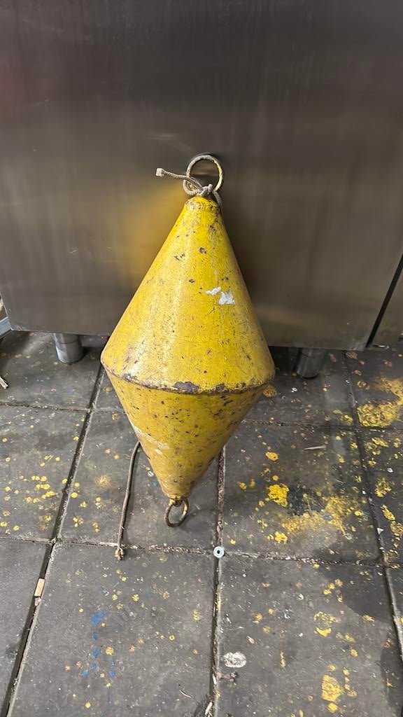 Antieke metalen ankerboei, Watersport en Boten, Verzenden, ...., ..., Zo goed als nieuw