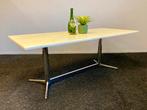 Vintage XL marmeren salontafel jaren 50/60 Midcentury table, Huis en Inrichting, Tafels | Salontafels, Ophalen, Gebruikt, 100 tot 150 cm