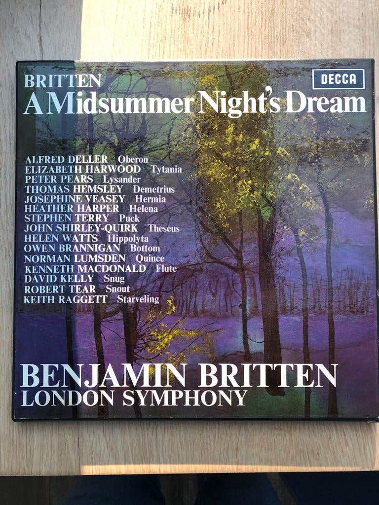 Britten: A Midsummer Night's Dream - Decca LP, Opera of Operette, Modernisme tot heden, Ophalen of Verzenden, Zo goed als nieuw