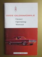 1965 Oldsmobile Vista, Cutlass & F-85 owner's manual, Engels, Ophalen of Verzenden