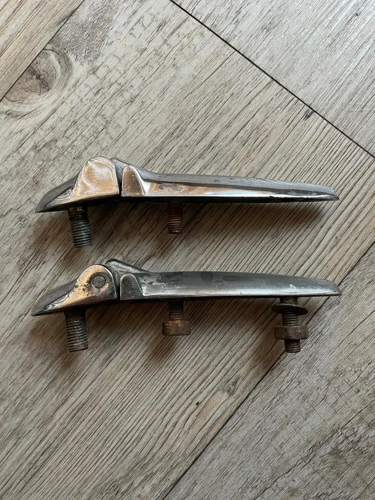 Achterklep chromen scharnieren Truimph TR3, Ophalen of Verzenden, Zo goed als nieuw