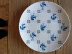 Heinen Delfst blauw bord met molens, Antiek en Kunst, Antiek | Servies los, Ophalen of Verzenden