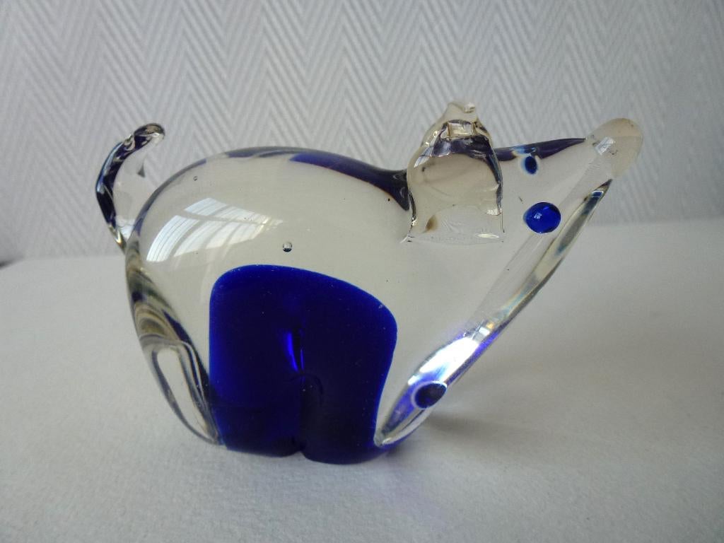 3 schitterende Murano beeldjes, Muis, Vogel en Zeehond, Verzamelen, Dierenverzamelingen, Ophalen of Verzenden, Zo goed als nieuw