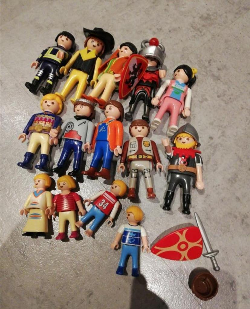 Collectie playmobil poppetjes, coaching /familie opstelling, Kinderen en Baby's, Speelgoed | Playmobil, Ophalen of Verzenden, Zo goed als nieuw
