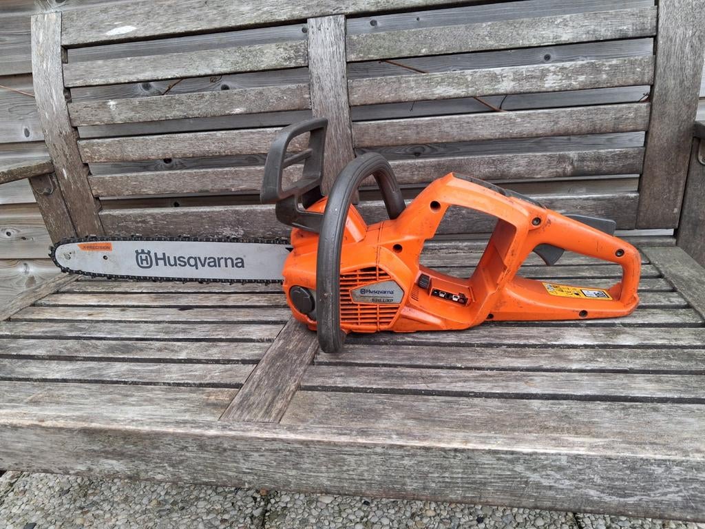 Husqvarna 536 LIXP accu kettingzaag, Tuin en Terras, Heggenscharen, Ophalen, Gebruikt, Accu, Husqvarna