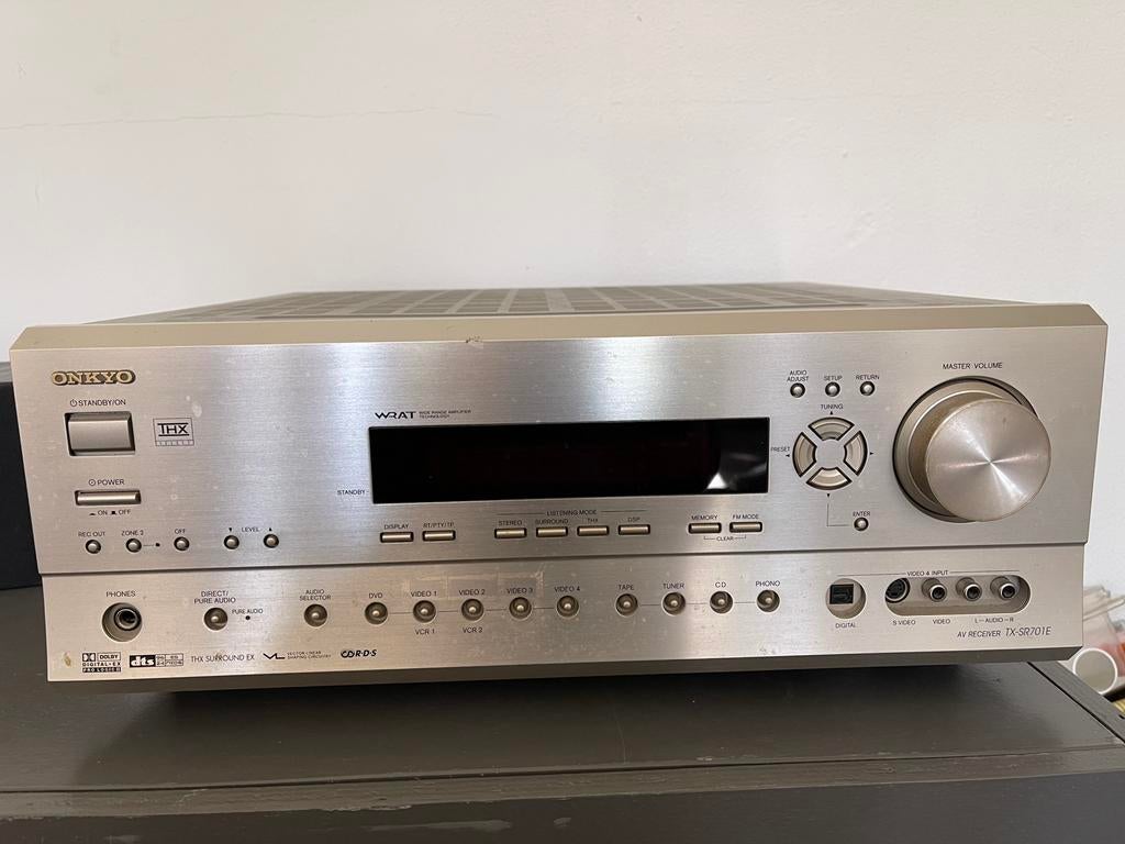 onkyo surround versterker 8 speaker Subwoofer, Ophalen, Gebruikt, 120 watt of meer, Onkyo