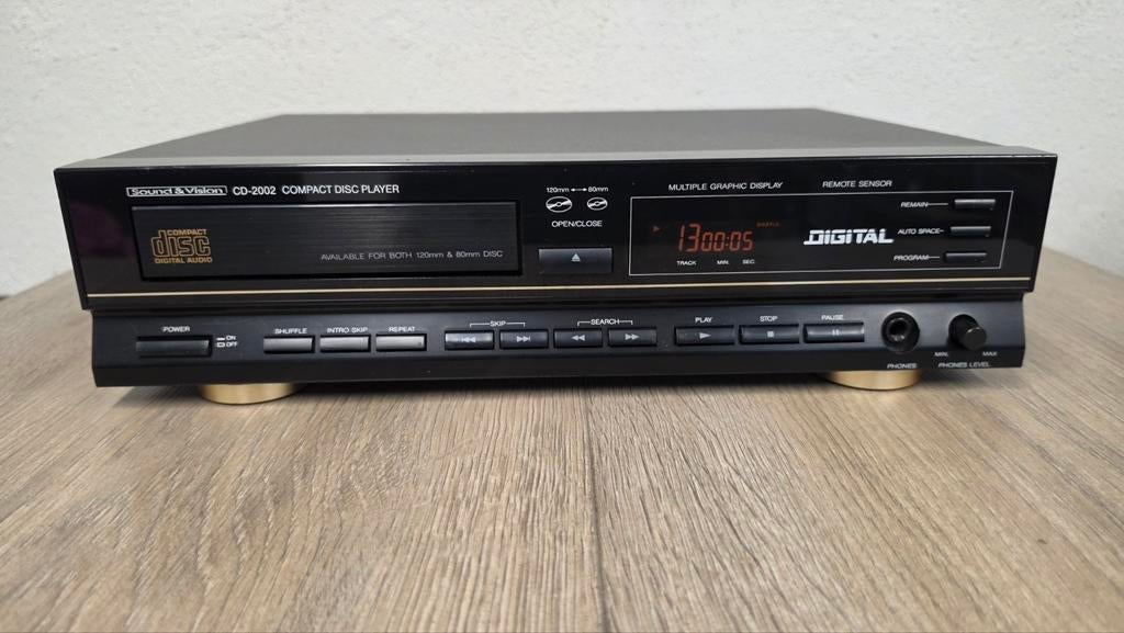 Sound & Vision CD-2002 Retro Eighties Compact Disc speler, Audio, Tv en Foto, Cd-spelers, Overige merken, Gebruikt, SoundVision