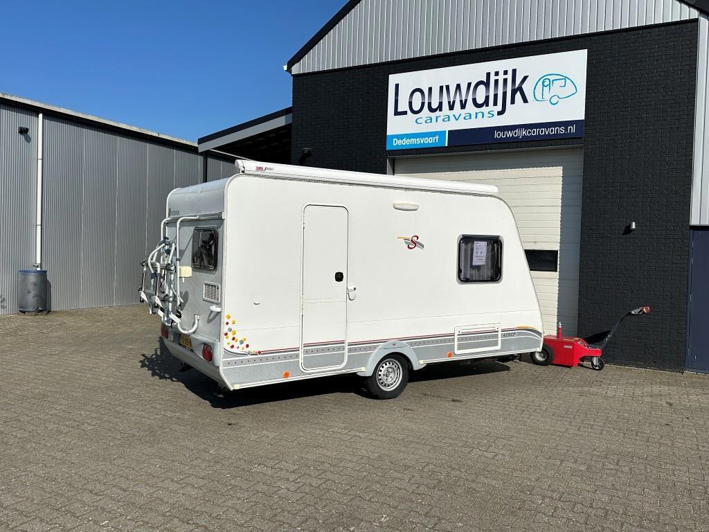 STERCKEMAN Starlett 420 CP ’09 (Vastbed, Luifel), Caravans en Kamperen, Caravans, Vast bed, Sterckeman, Bedrijf, Treinzit