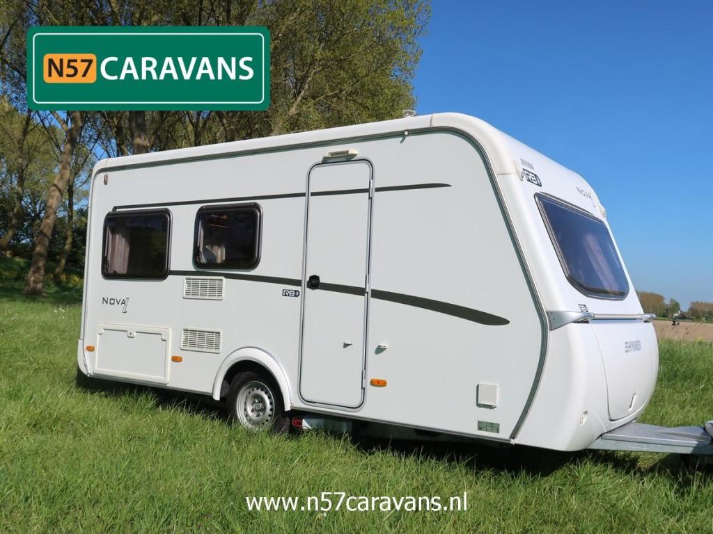 Eriba Nova Light 450 / Unico voortent / 1e eigenaar, Schokbreker, Bedrijf, Treinzit, 750 - 1000 kg