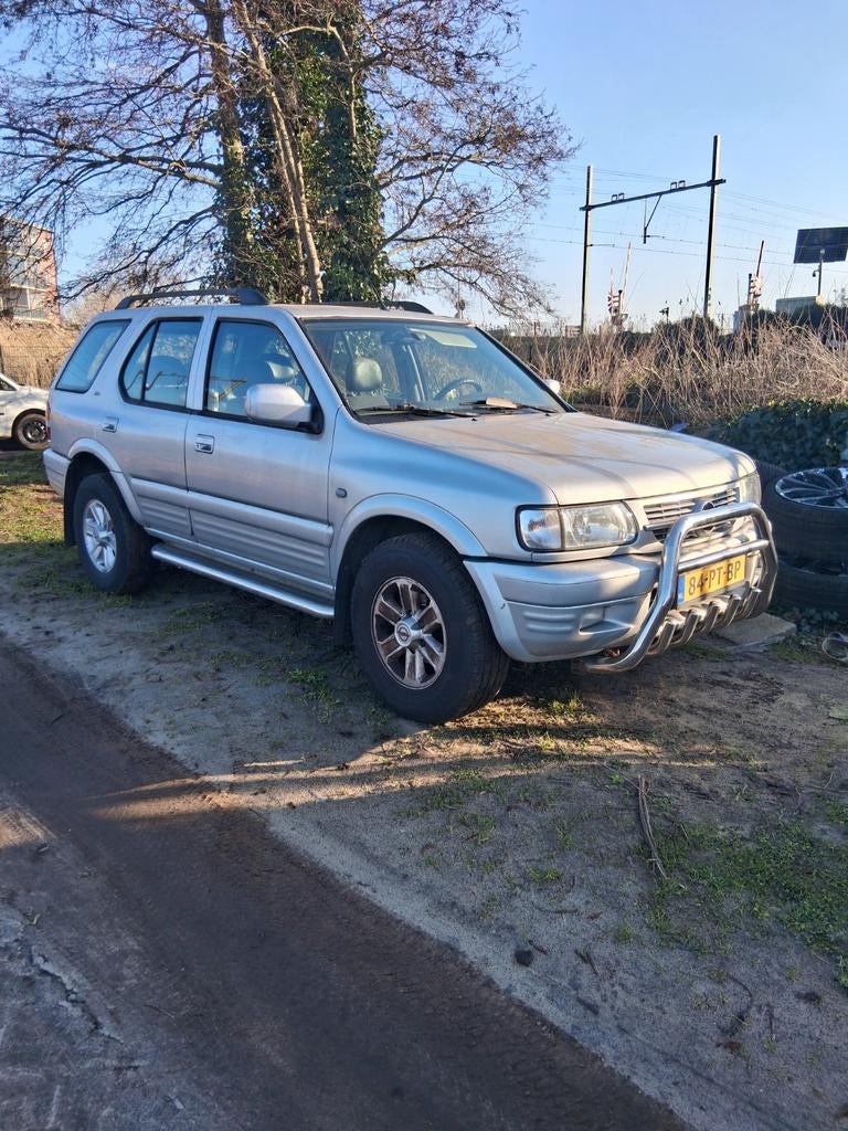 Opel Frontera 2.2 16V Wagon 2004 Grijs, Auto's, Opel, 136 pk, 1699 kg, 4 cilinders, Leder en Stof