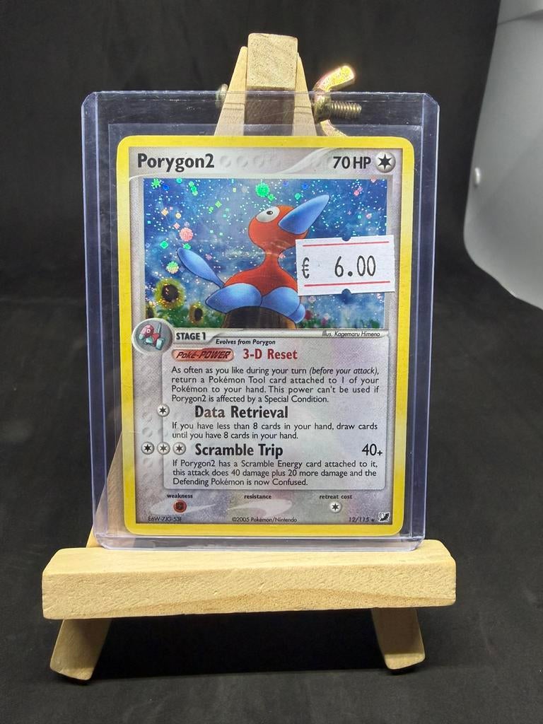 Porygon2 12 holo nm/gd, Ophalen of Verzenden, Zo goed als nieuw