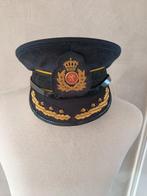 Donkerblauwe pet voorop embleem  Nederlandse Leeuw maat 59, Verzamelen, Militaria | Algemeen, Ophalen of Verzenden, Landmacht