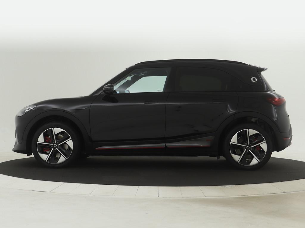Smart #1 BRABUS 66 kWh | VAN €47.520 NAAR € 40.810 | Ele, Auto's, Smart, Automaat, 430 pk, Zwart, Zwart