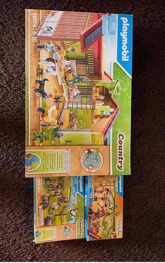 Playmobil boerderij 3 sets, Ophalen, Zo goed als nieuw
