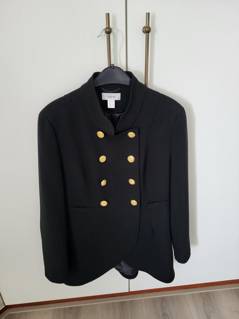 Te koop zwart JASJE maat 40 van HEINE, Kleding | Dames, Jassen | Zomer, Verzenden, Zo goed als nieuw, Maat 38/40 (M), Zwart