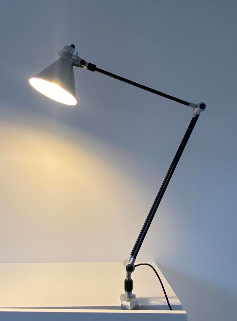 Vintage architectenlamp Snodo van Benelux., Ophalen, Gebruikt, Vintage, design, post modern, 80's, 70's, Metaal
