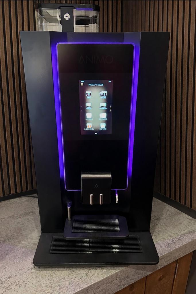 Animo OptiBean Touch Koffiemachine - Zo goed als nieuw, Witgoed en Apparatuur, Koffiezetapparaten, Zo goed als nieuw, Koffiebonen