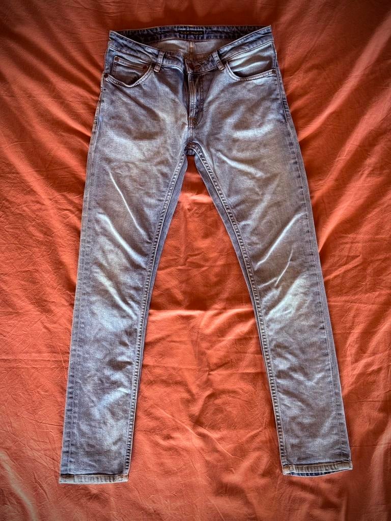 Nudie Jeans Skinny Lin W30 L30, Ophalen of Verzenden, Gedragen, Blauw, W32 (confectie 46) of kleiner